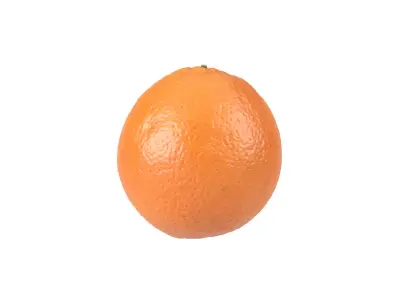 Photorealistic Orange 3D Scan 2 3D model