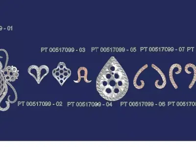 Diamond pendant  jewelry Free 3D print model