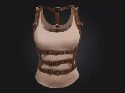 Harnessed Tank Top Tactical Apparel Model 3D model