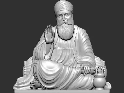 Guru Nanak ji 3D print model