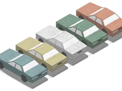 Simple Car 3D model purchase