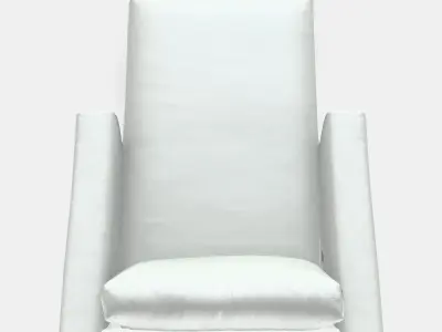 VIMLE Lounge chair 1 Low-poly 3D model