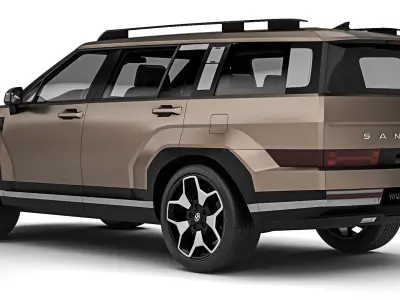 Hyundai Santa Fe 2024 3D model