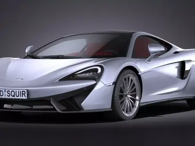 McLaren 570GT 2017 3D model