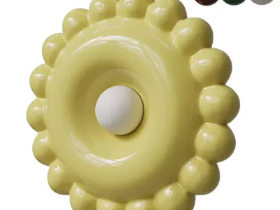 Luna small wall light 3D model