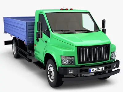 Truck Medium Duty v 2 3D model