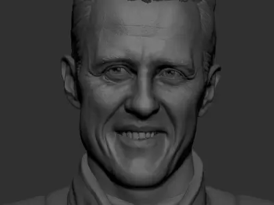 Michael Schumacher 3D print model