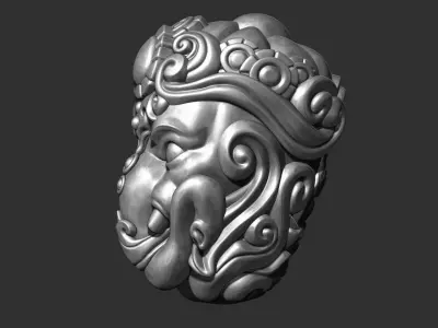 ganesha head 3D print model