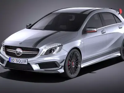 Mercedes-Benz A45 AMG Edition 1 2015 VRAY 3D model