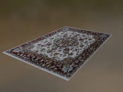 Persian Carpet - Rug 3D 3D model