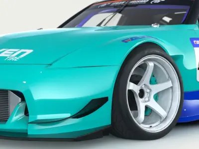 Nissan Z Falken Blind Bodykit 3D model