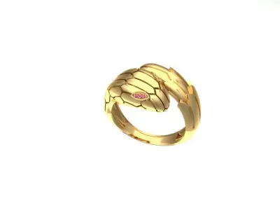 snake ring 3D print model get