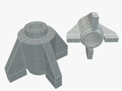 Lego Bricks 1x1 3D model