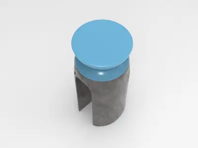 Kuop Side Table Low-poly 3D model