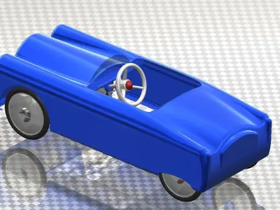 Pedal Car 3D model