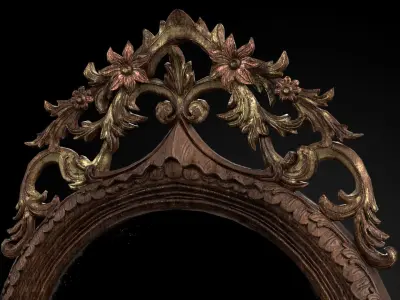 Antique Mirror - PBR 3D model