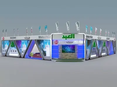 Fair Tent exhibition a366  3D model
