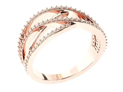 Engagement Fancy Ring 3D print model