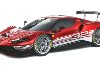Ferrari 296 GT3 EVO 2026 3D model