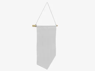 Short wall pennant 3D model