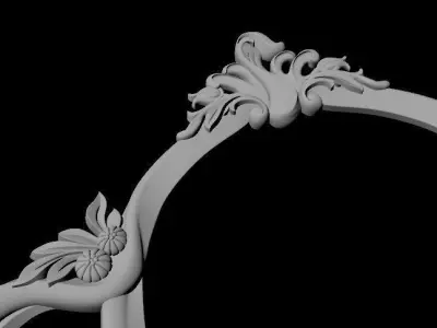 mirror 3d model for cnc machines 3D model