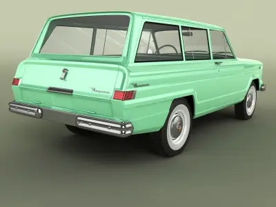 Jeep Wagoneer 2-Door 3D model