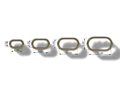 CHARMS three gold - plated decorative pillows 3D print model