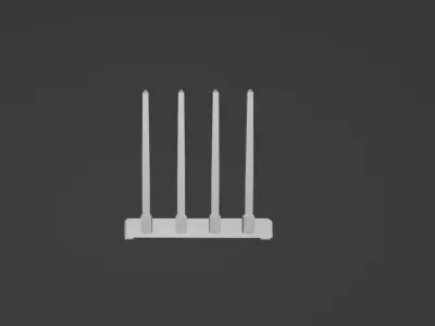 Wi-Fi router Free 3D model