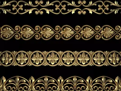 Path Ornament Pack 09 3D model