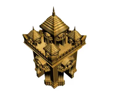 Patuxay Monument - Laos 3D print model