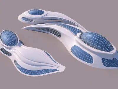 0083 - Organic Building 3D model