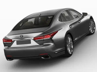 Lexus LS500 2018 3D model