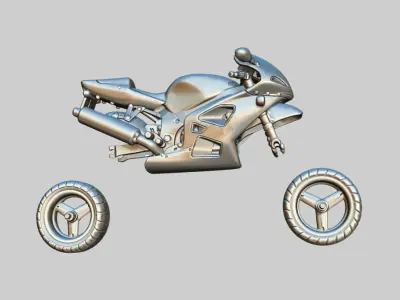 bike 01 3D print model