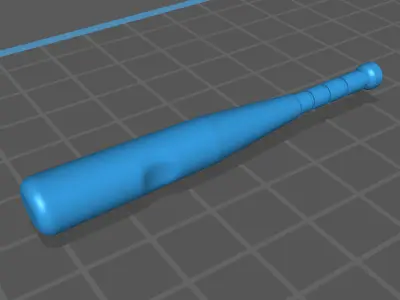 Baseball bat 3D print model