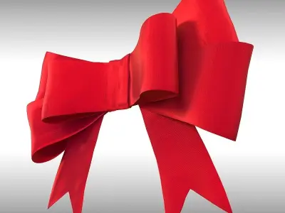 gift bow 3D model
