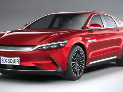 BYD Han 2023 3D model