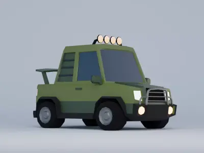 jeep car 3D model