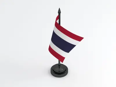 Table Flag Thailand 3D model