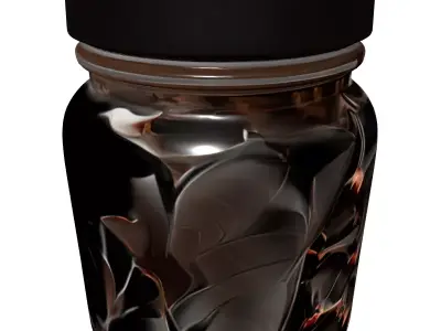 Jar Full of Bats Halloween Prop Low-poly 3D model