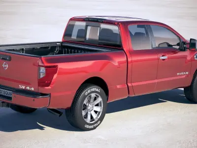 Nissan Titan King Cab 2017 3D model