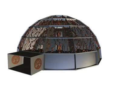 Sci-Fi Dome 1 3D model
