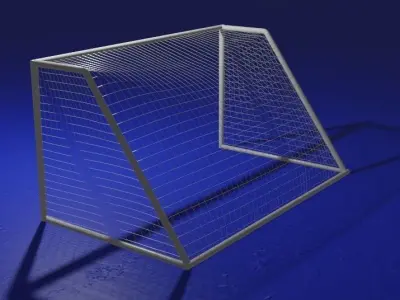 Football Net 3d model Free low-poly 3D model