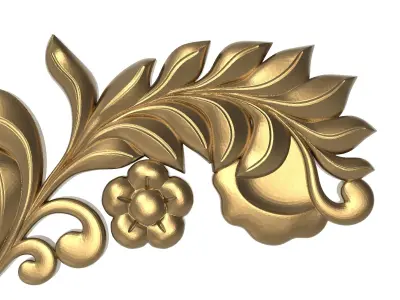 decorative pattern ready for 3D printing 3D model 31