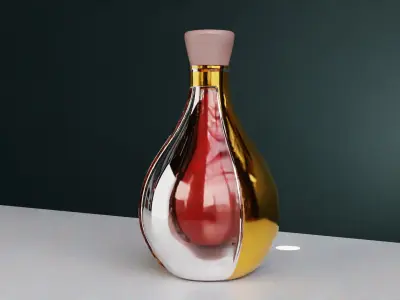 Stylized Perfume Bottle  Free 3D model