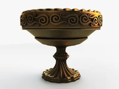 Aztec bowl 3D model