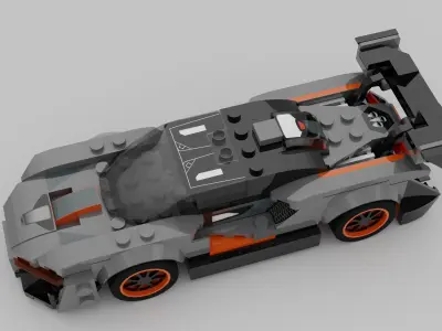 Lego Speed Champions McLaren Senna Low-poly 3D model