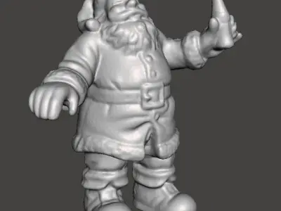 SANTA CLAUS COCA COLA CHRISTMAS VINTAGE FIGURE STATUE ORNAMENT 3D print model