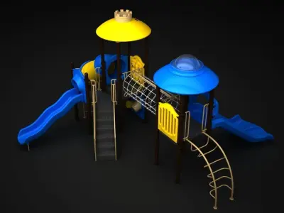 Outdoor Castle 3D model
