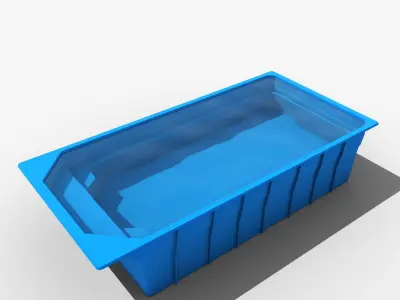 Slapy swimming pool 3D model