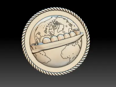 NCOE Seal  3D print model